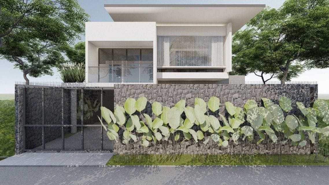 Batu Alam Hitam untuk Rumah Minimalis Modern