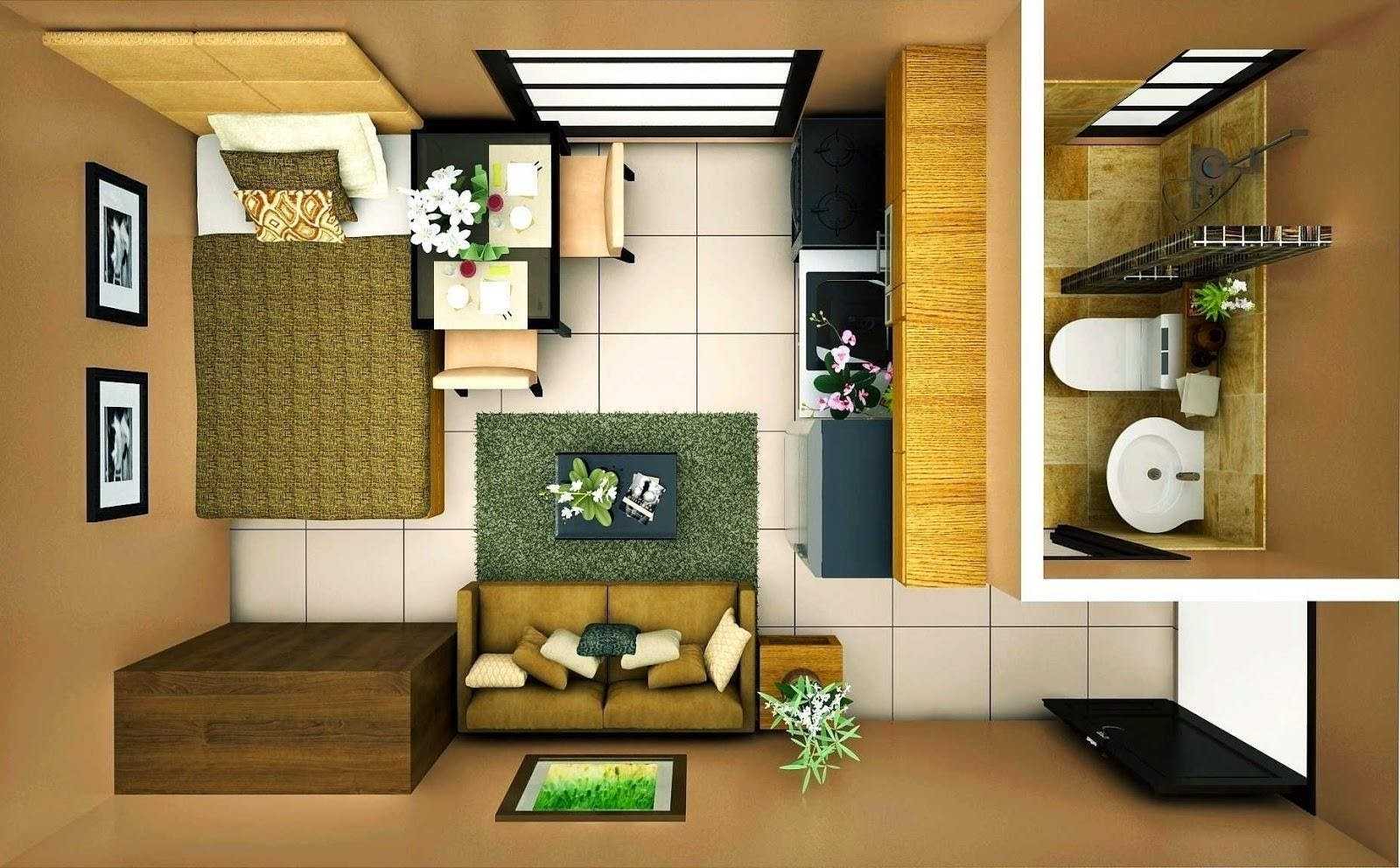 Denah Apartemen Minimalis