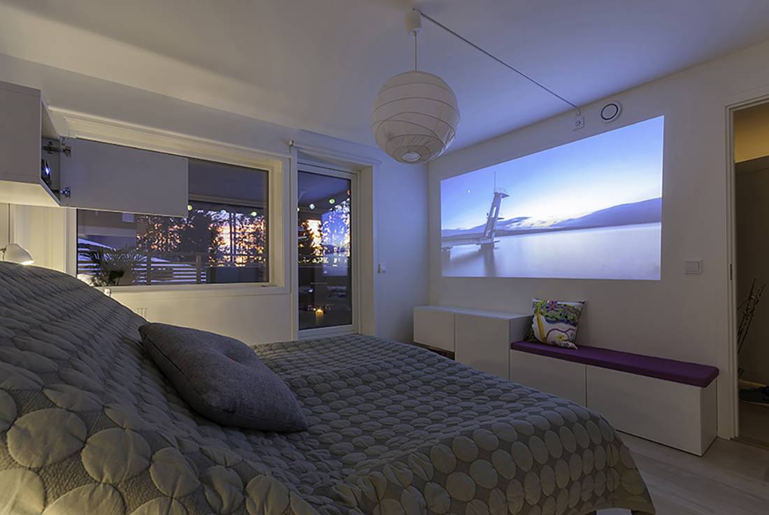 Desain Home Theater dengan Memanfaatkan Kamar Tidur