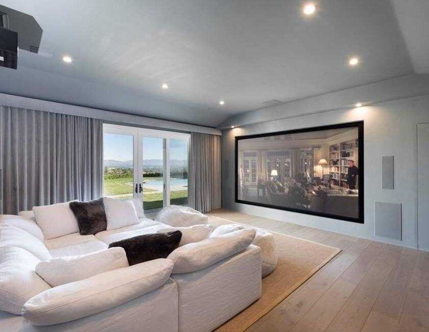 Desain Home Theater Gaya Semi Terbuka