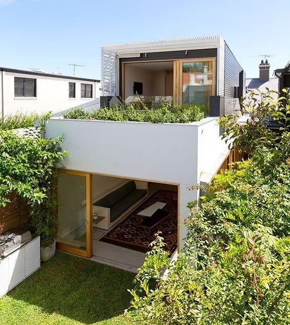 Desain Rumah Minimalis Dengan Taman Di Lantai 2