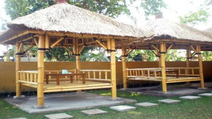 Gazebo Bambu Sederhana