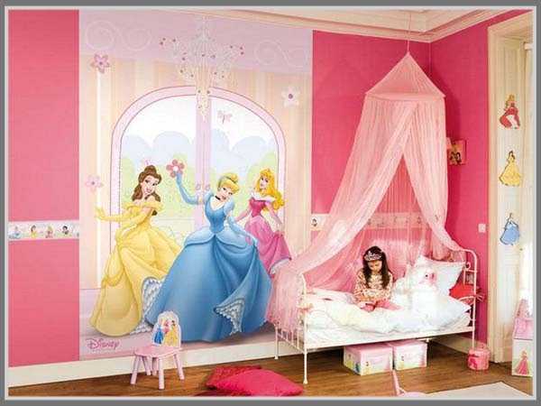 Kamar Anak dengan Tema Cinderella