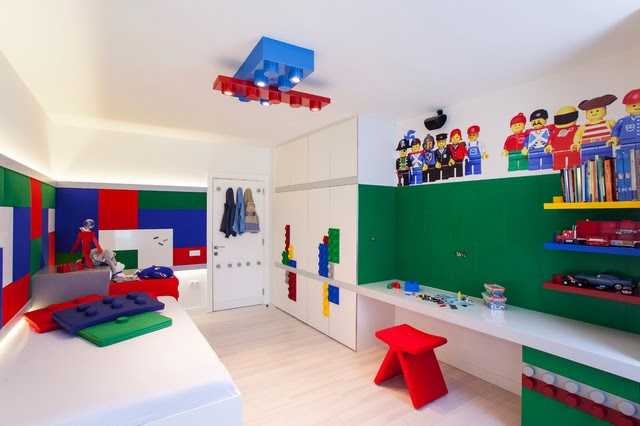 Kamar Anak dengan Tema LEGO