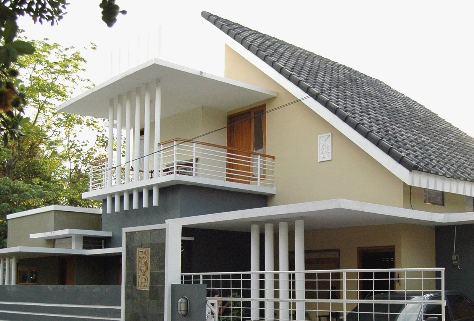 Model Atap Rumah Miring