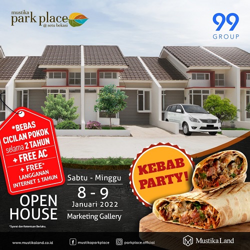 Open House Mustika Park Place Kebab Party 8 JAN 22 & 9 JAN 22