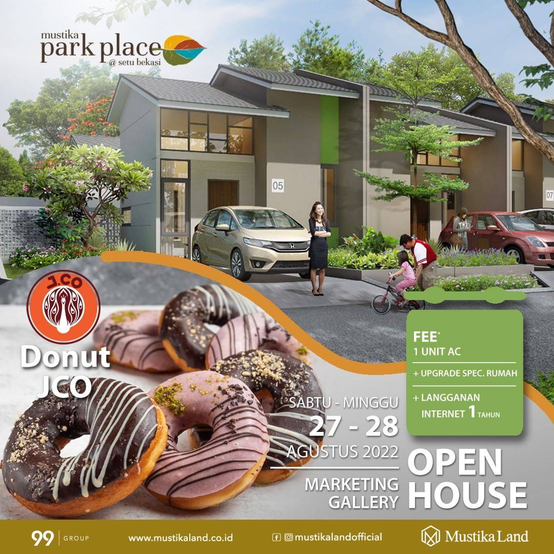 Open House Mustika Park Place Donut Party 27 AGUSTUS 22 & 28 AGUSTUS 22