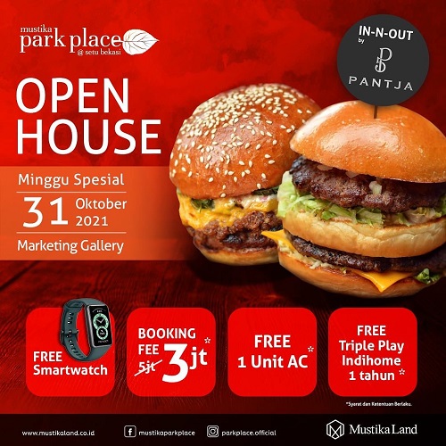 Open House Mustika Park Place Makan Burger Pantja 31 OKT 21