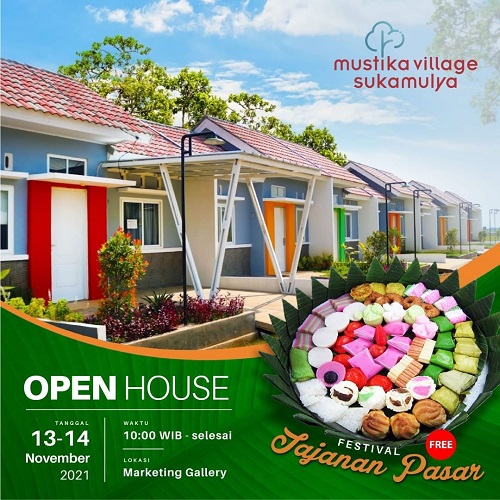 Open House Mustika Sukamulya Festival Jajanan Nusantara 13 NOV 21 & 14 NOV 21