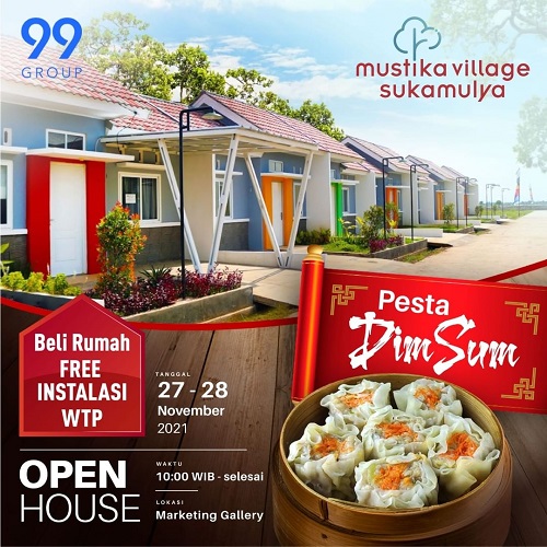 Open House Mustika Village Sukamulya Menikmati Dimsum 27 NOV 21 & 28 NOV 21