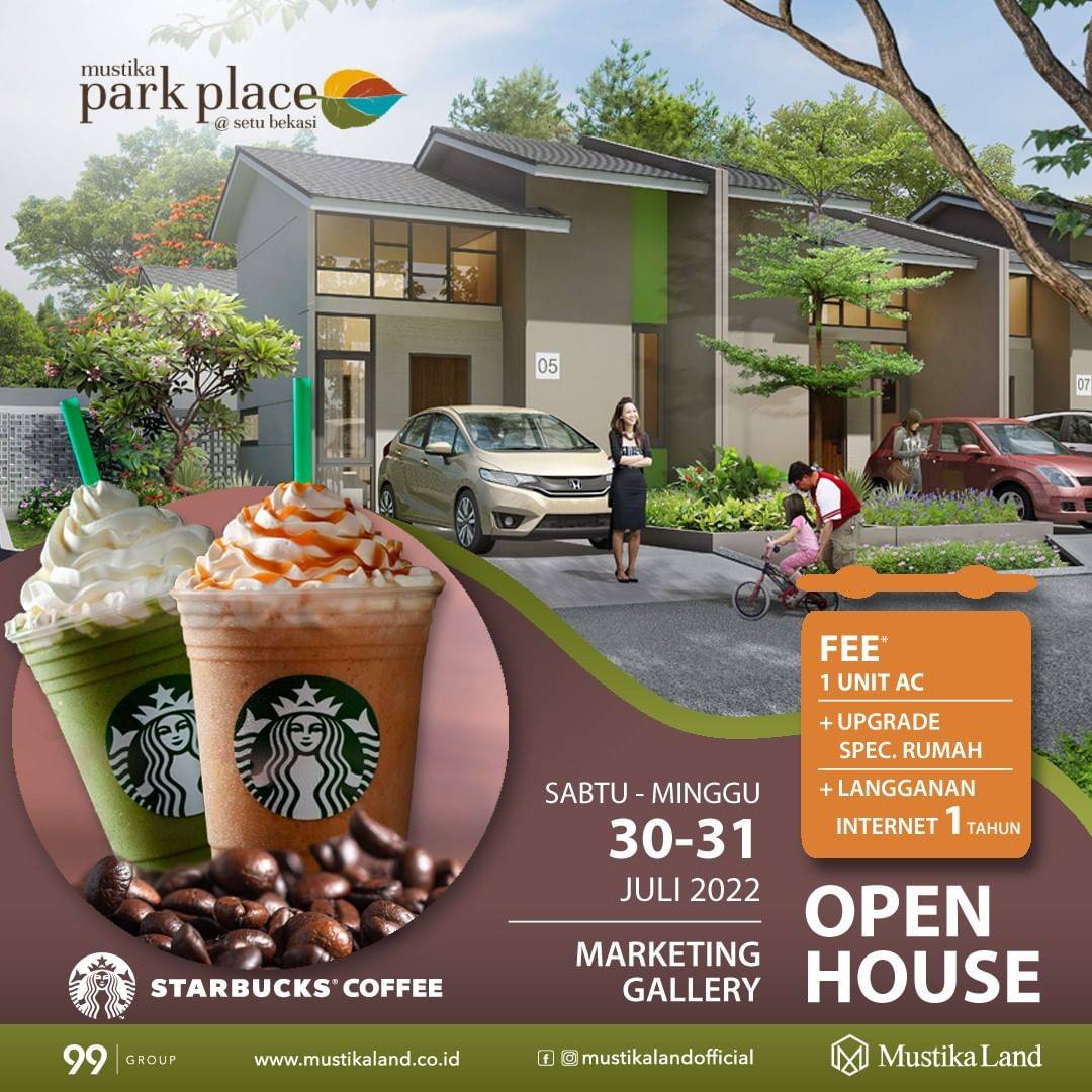 Open House Mustika Park Place Pesta Starbucks Coffee 30 JULI 22 & 31 JULI 22