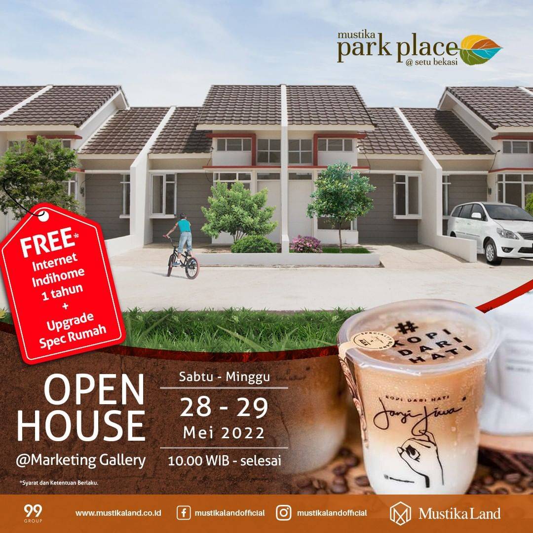 Open House Mustika Park Place Pesta Kopi Kenangan 28 MEI 22 & 29 MEI 22