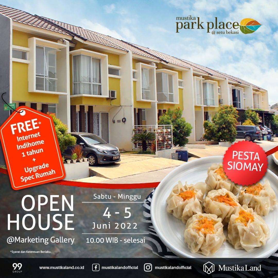 Open House Mustika Park Place Pesta Siomay 4 JUNI 22 & 5 JUNI 22