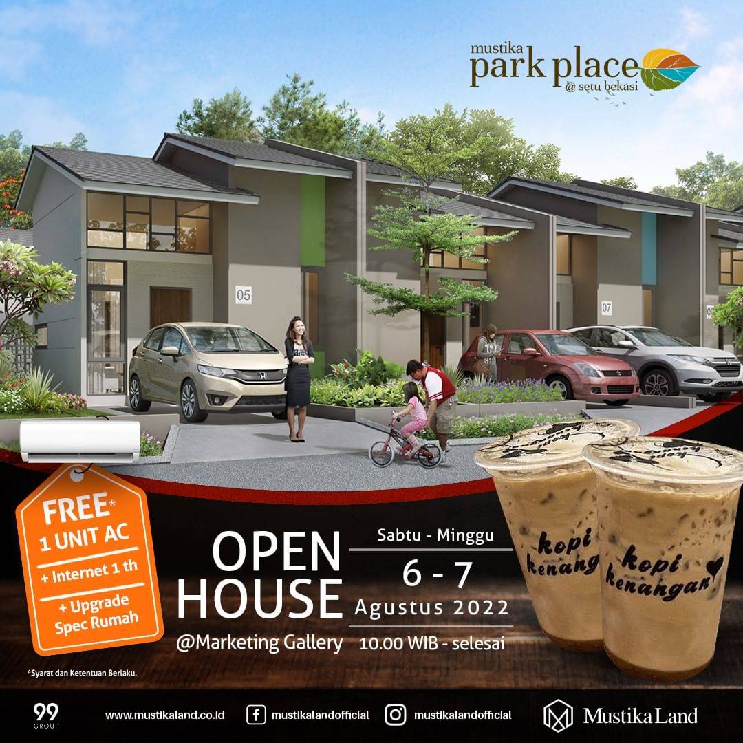 Open House Mustika Park Place Pesta Kopi Kenangan 6 AGUSTUS 22 & 7 AGUSTUS 22