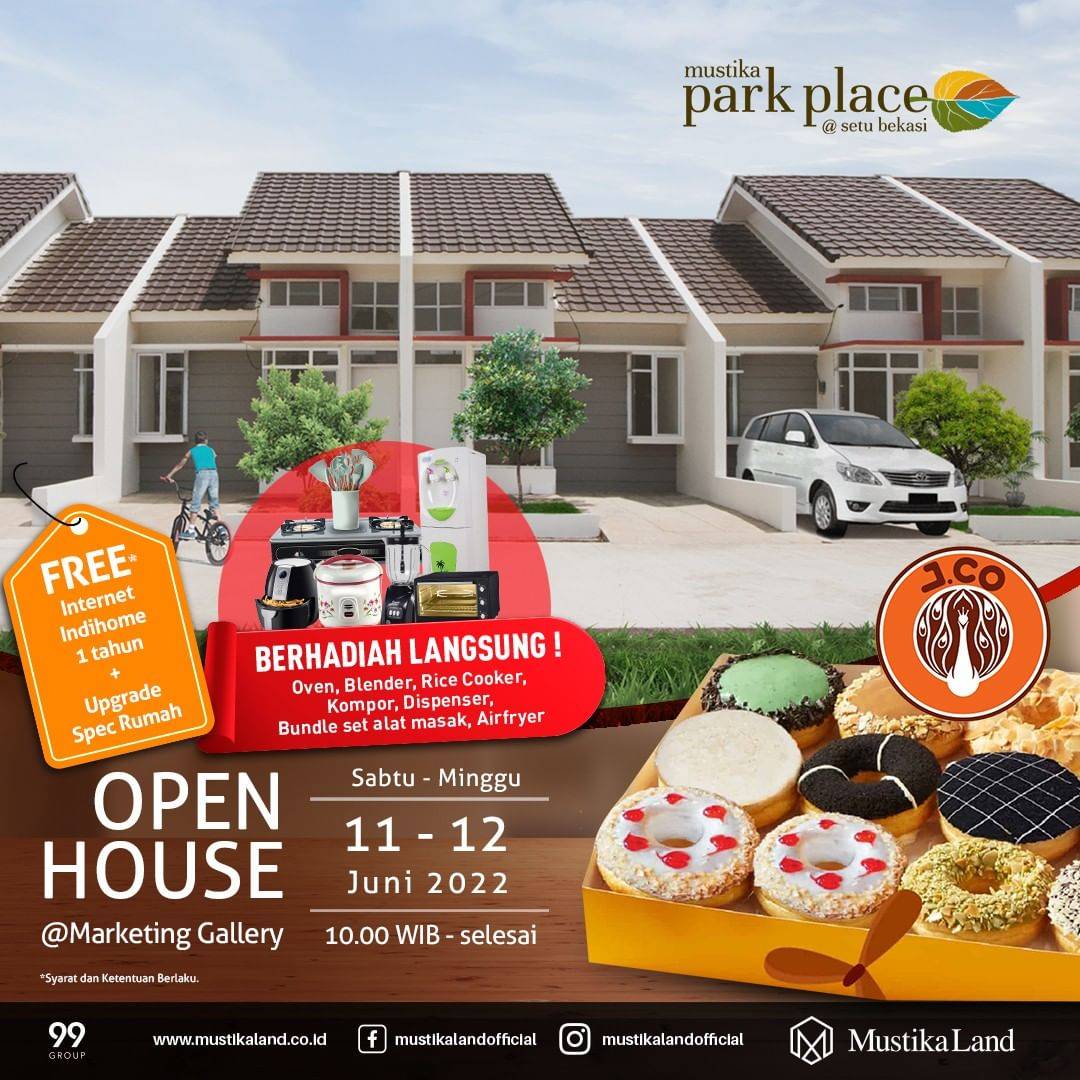 Open House Mustika Park Place Pesta J CO 11 JUNI 22 & 12 JUNI 22