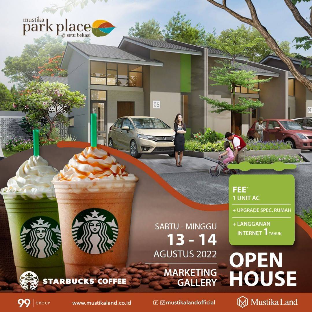 Open House Mustika Park Place Pesta Starbucks Coffe 13 AGUSTUS 22 & 14 AGUSTUS 22