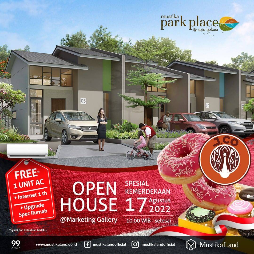 Open House Mustika Park Place Pesta JCO di Hari Kemerdekaan 17 AGUSTUS 22 Open House Mustika Park Place Pesta JCO di Hari Kemerdekaan 17 AGUSTUS 22