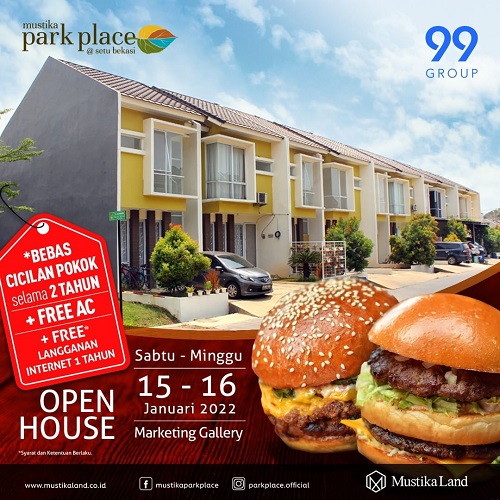 Open House Mustika Park Place Burger Party 15 JAN 22 & 16 JAN 22 Open House Mustika Park Place Burger Party 15 JAN 22 & 16 JAN 22